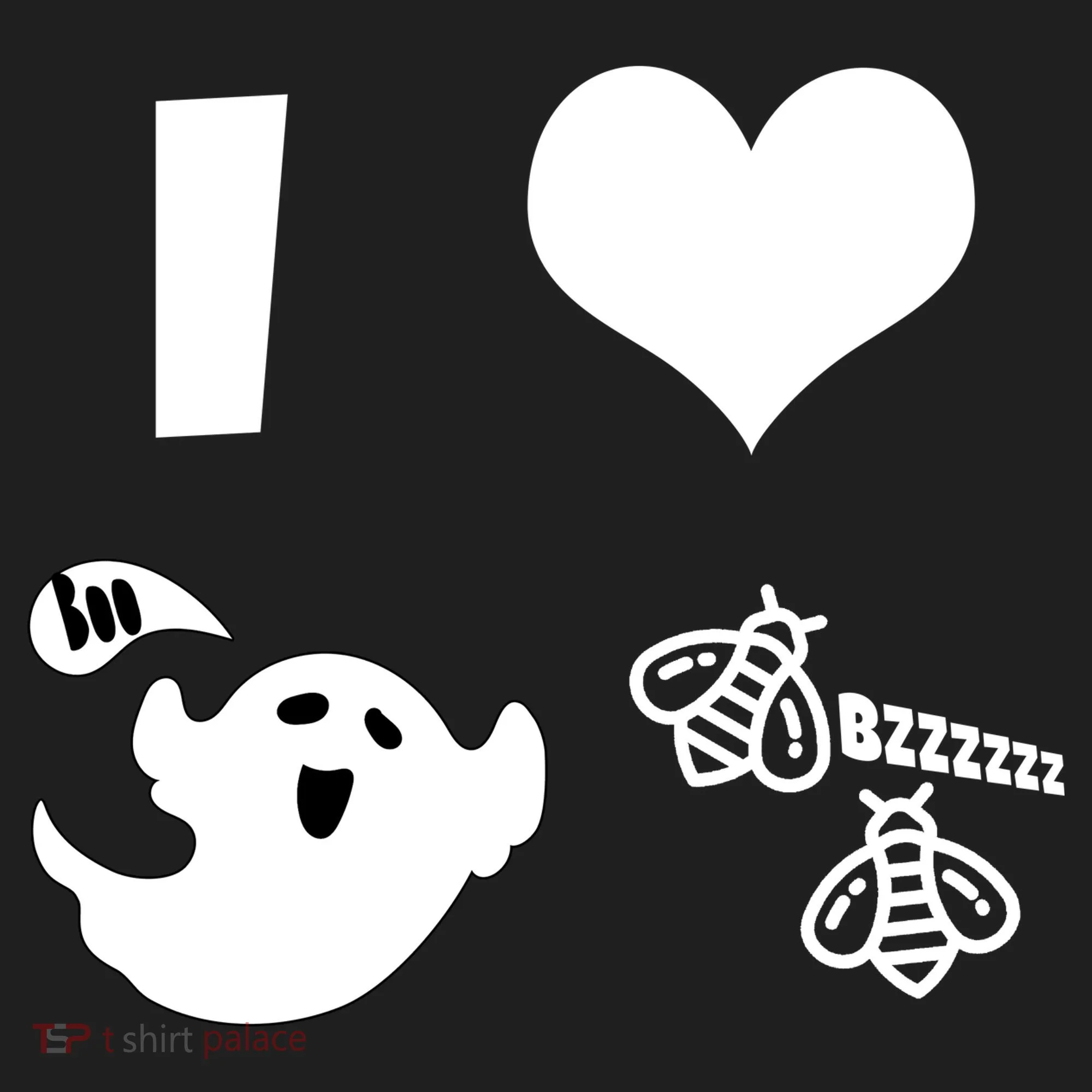 I Heart Boo Beez Golf Towel
