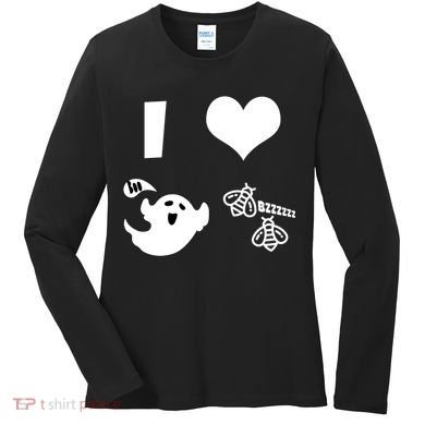 I Heart Boo Beez Women's Long Sleeve Shirt