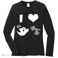 I Heart Boo Beez Women's Long Sleeve Shirt thumb 0