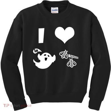 I Heart Boo Beez Kids Sweatshirt