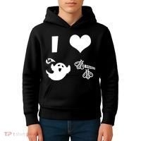 I Heart Boo Beez Kids Hoodie thumb 4