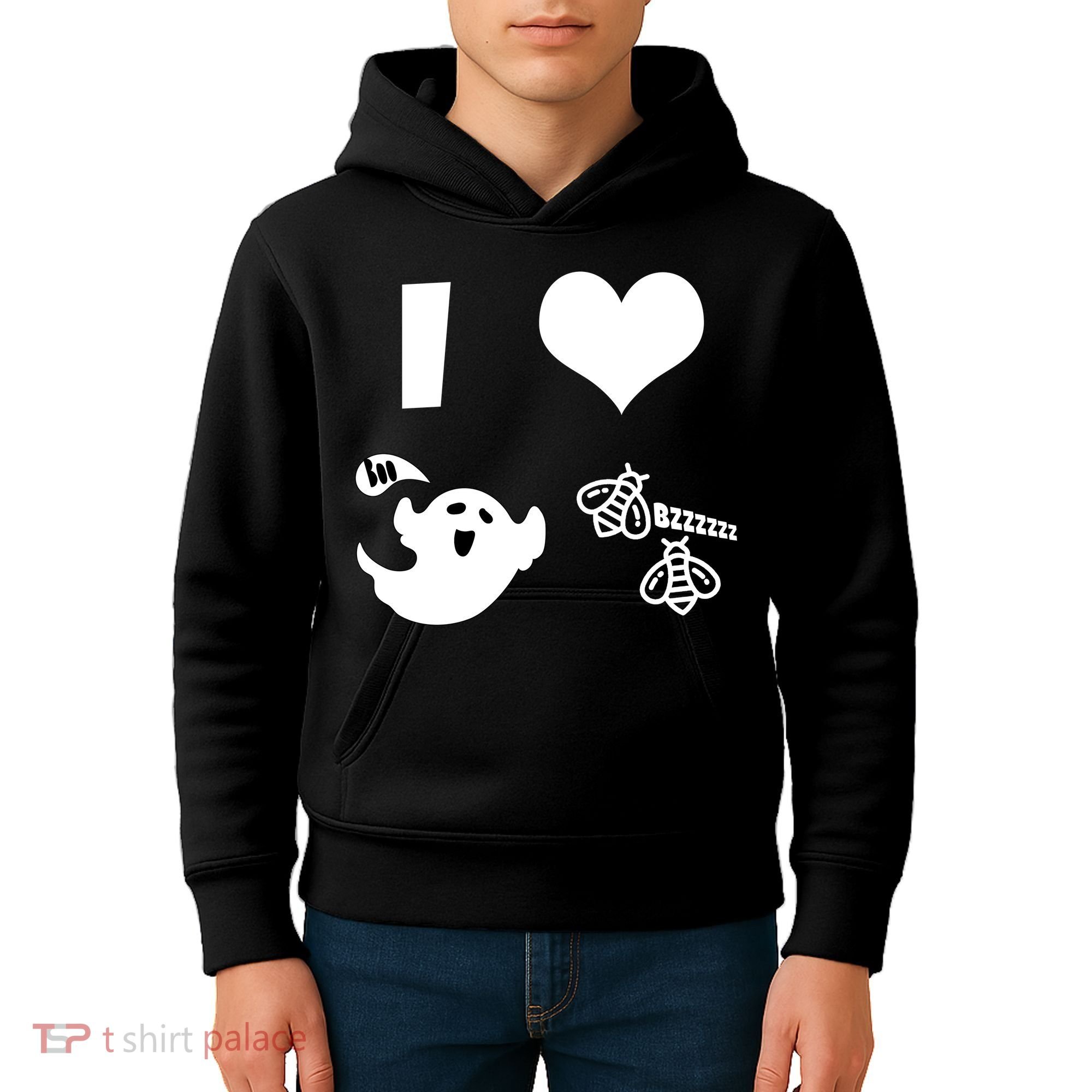 I Heart Boo Beez Kids Hoodie