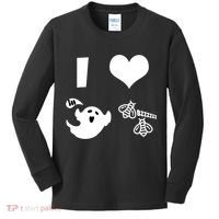 I Heart Boo Beez Kids Long Sleeve Shirt thumb 0
