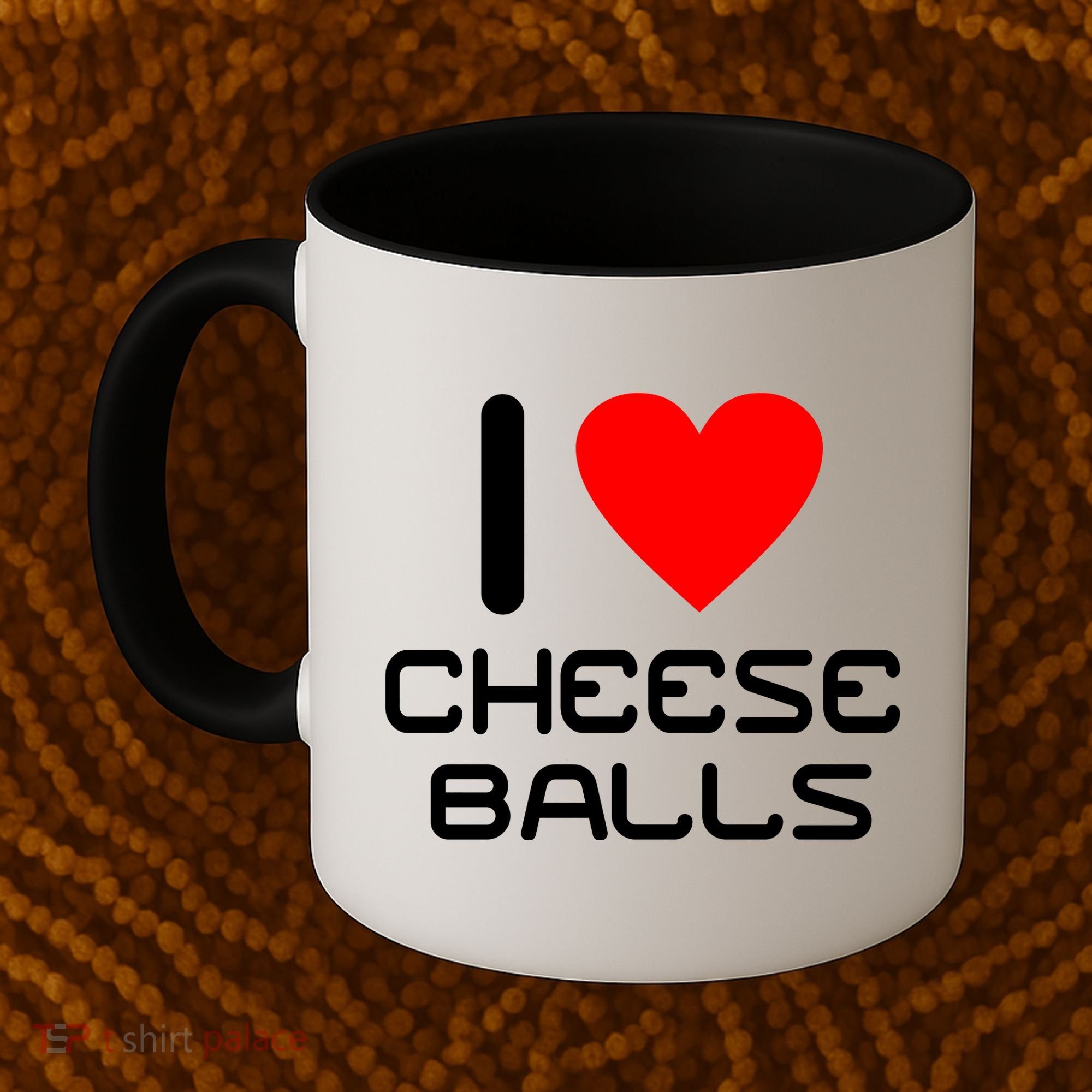 I Heart Cheese Balls Coffee Mug