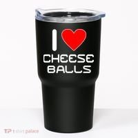 I Heart Cheese Balls Tumbler thumb 0