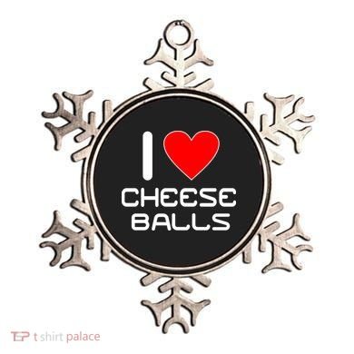 I Heart Cheese Balls Ornament