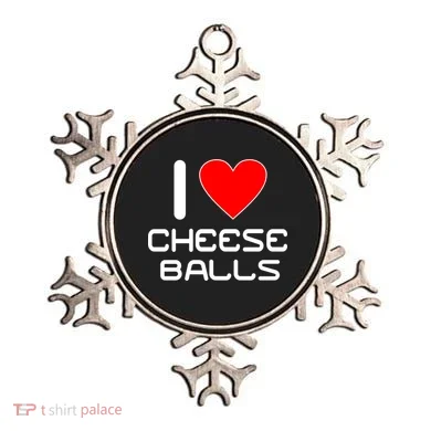 I Heart Cheese Balls Ornament