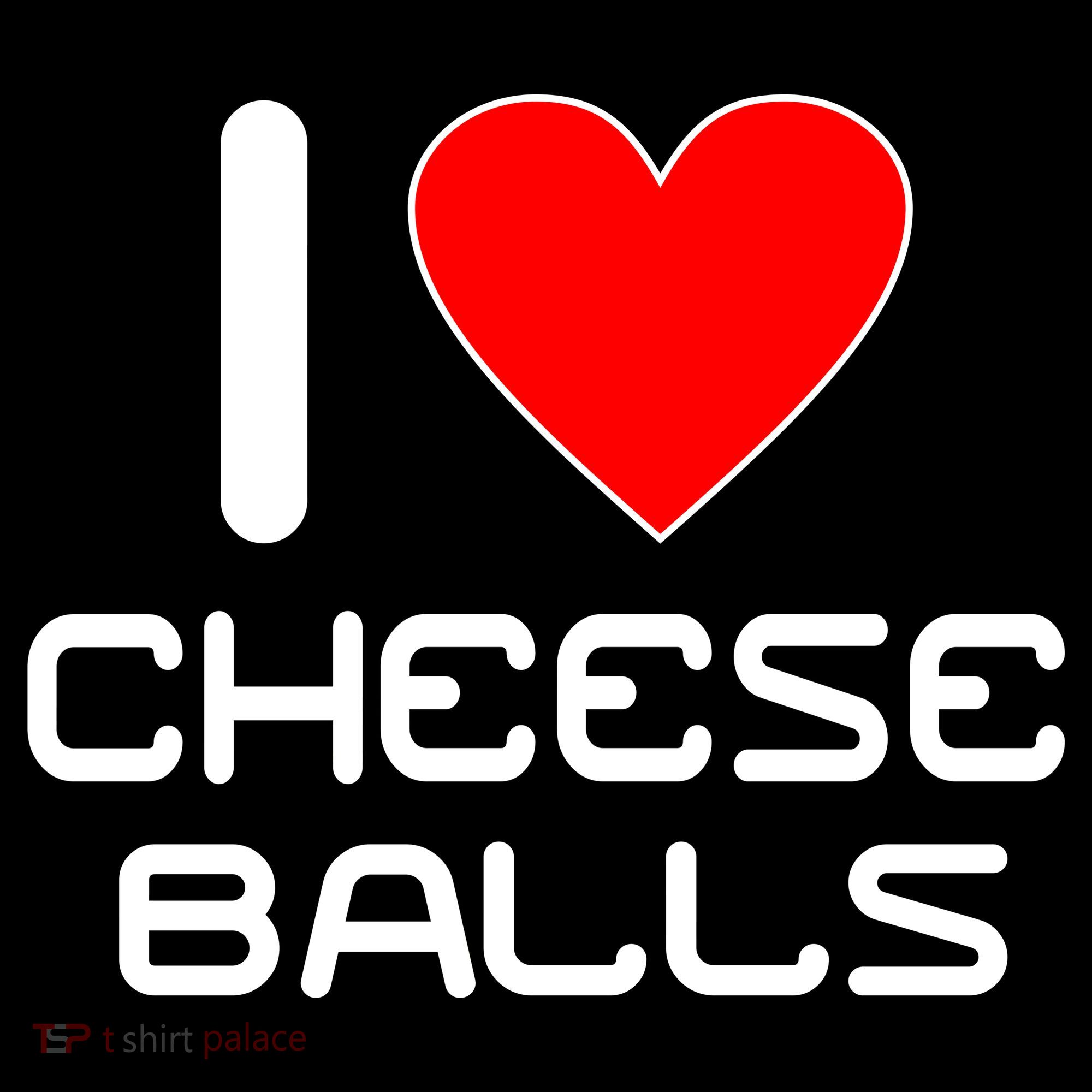 I Heart Cheese Balls Kids Sweatshirt