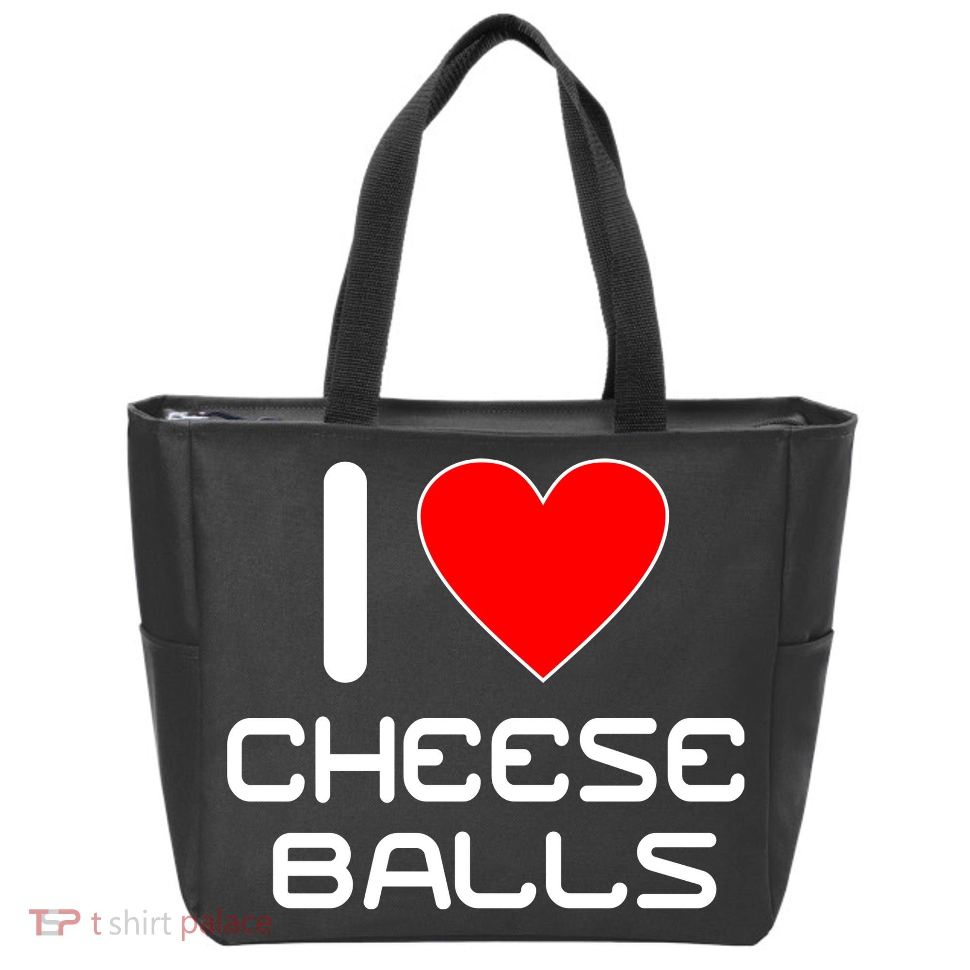 I Heart Cheese Balls Tote Bag