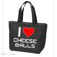 I Heart Cheese Balls Tote Bag thumb 3