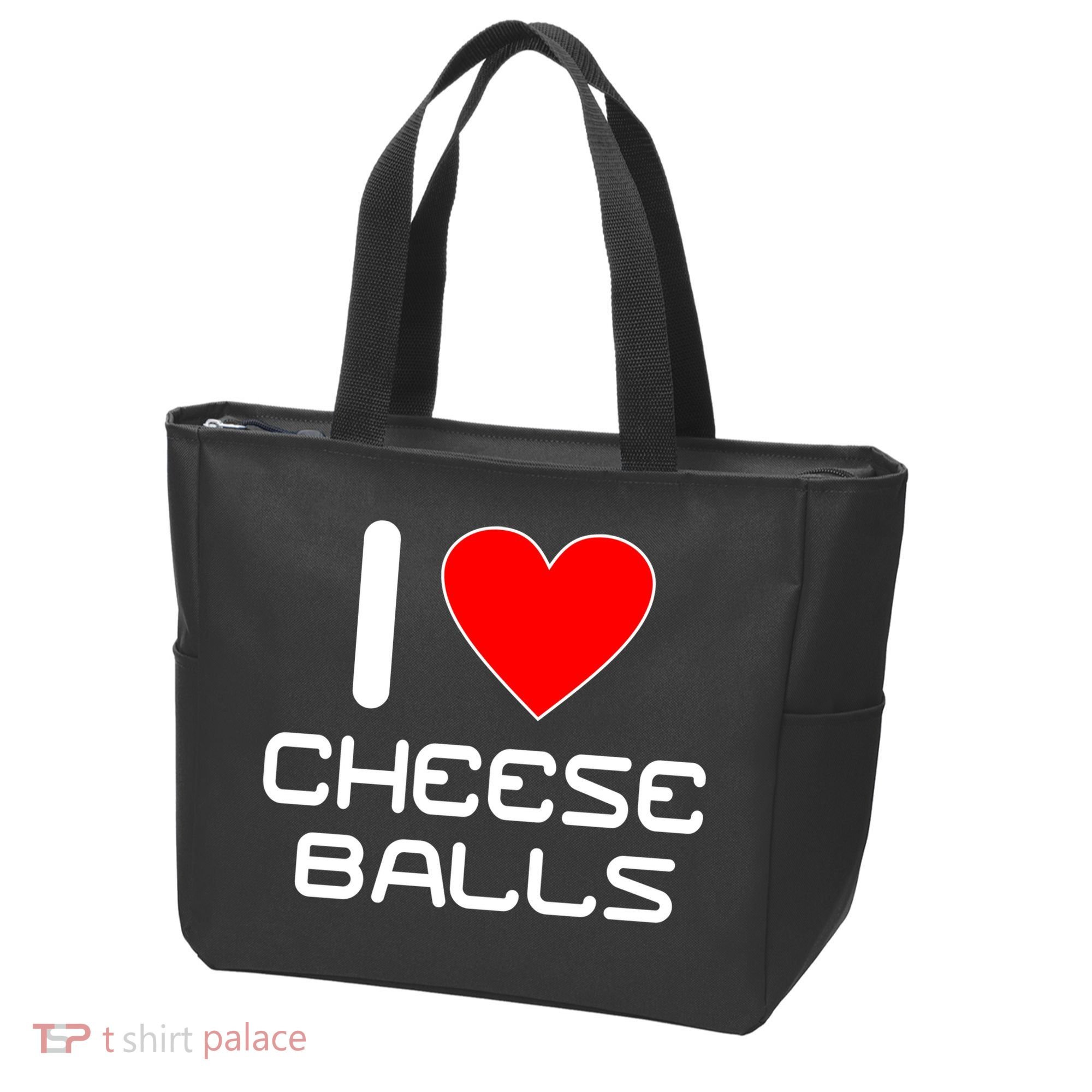 I Heart Cheese Balls Tote Bag
