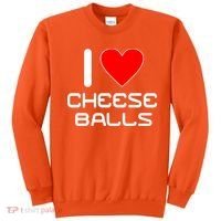 I Heart Cheese Balls Sweatshirt thumb 0