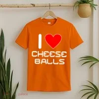 I Heart Cheese Balls T-Shirt thumb 2