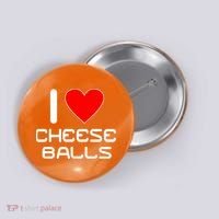 I Heart Cheese Balls Button thumb 0