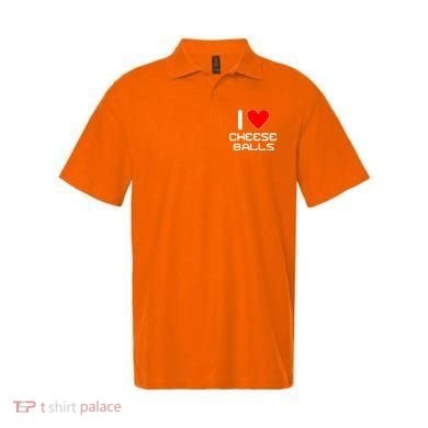 I Heart Cheese Balls Polo