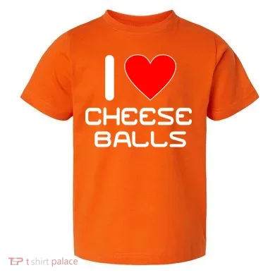 I Heart Cheese Balls Toddler T-Shirt