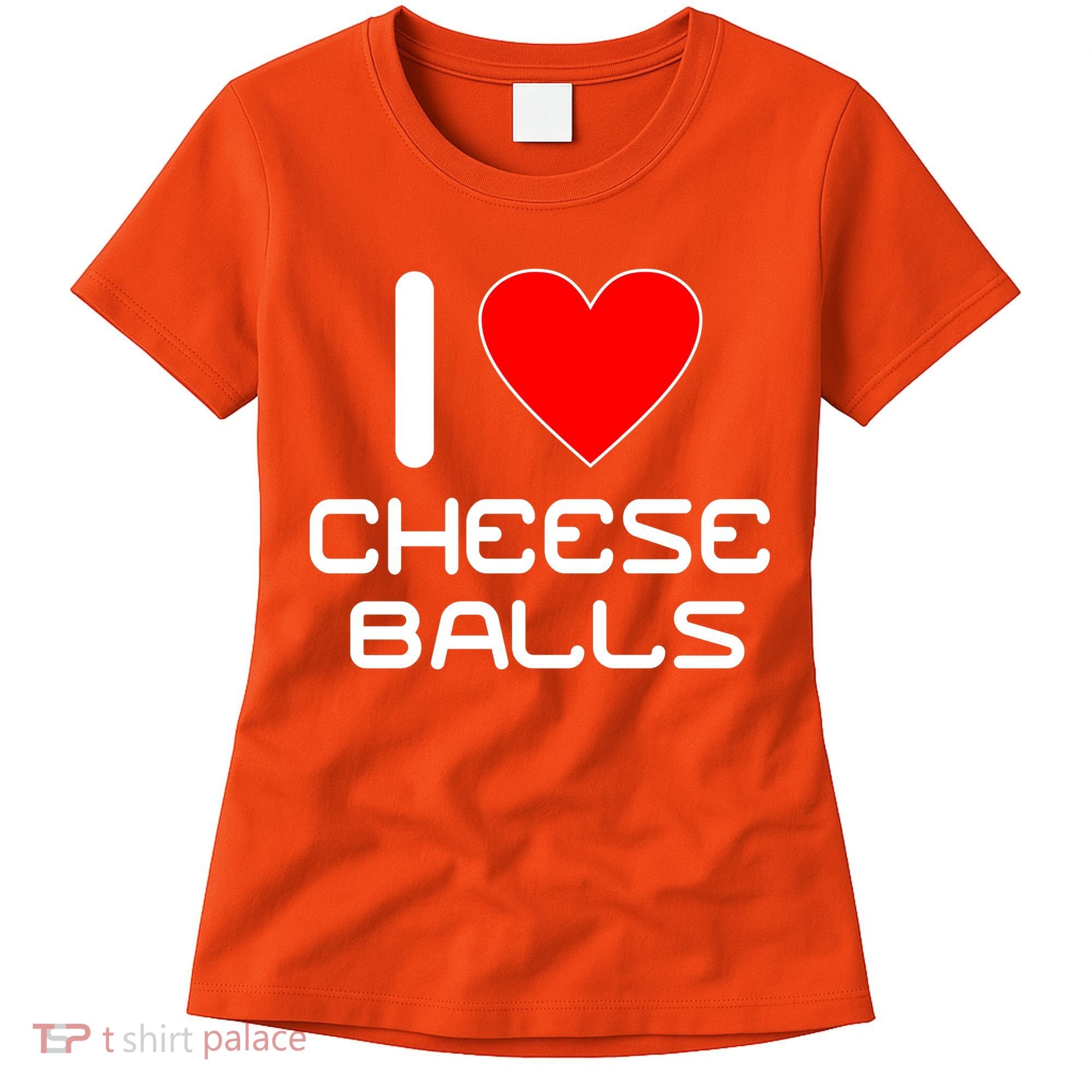 I Heart Cheese Balls Women's T-Shirt