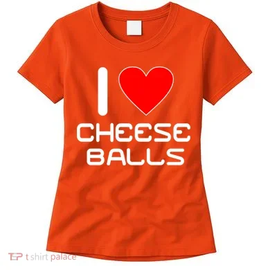 I Heart Cheese Balls Women's T-Shirt