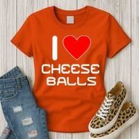 I Heart Cheese Balls Women's T-Shirt thumb 3