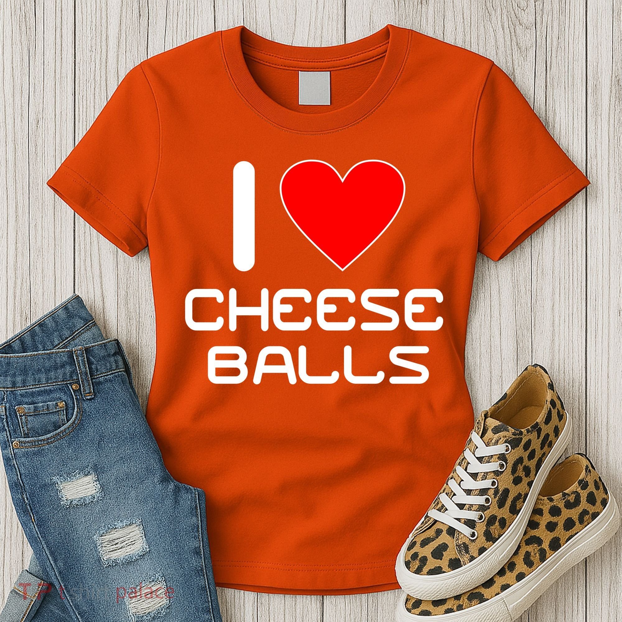 I Heart Cheese Balls Women's T-Shirt