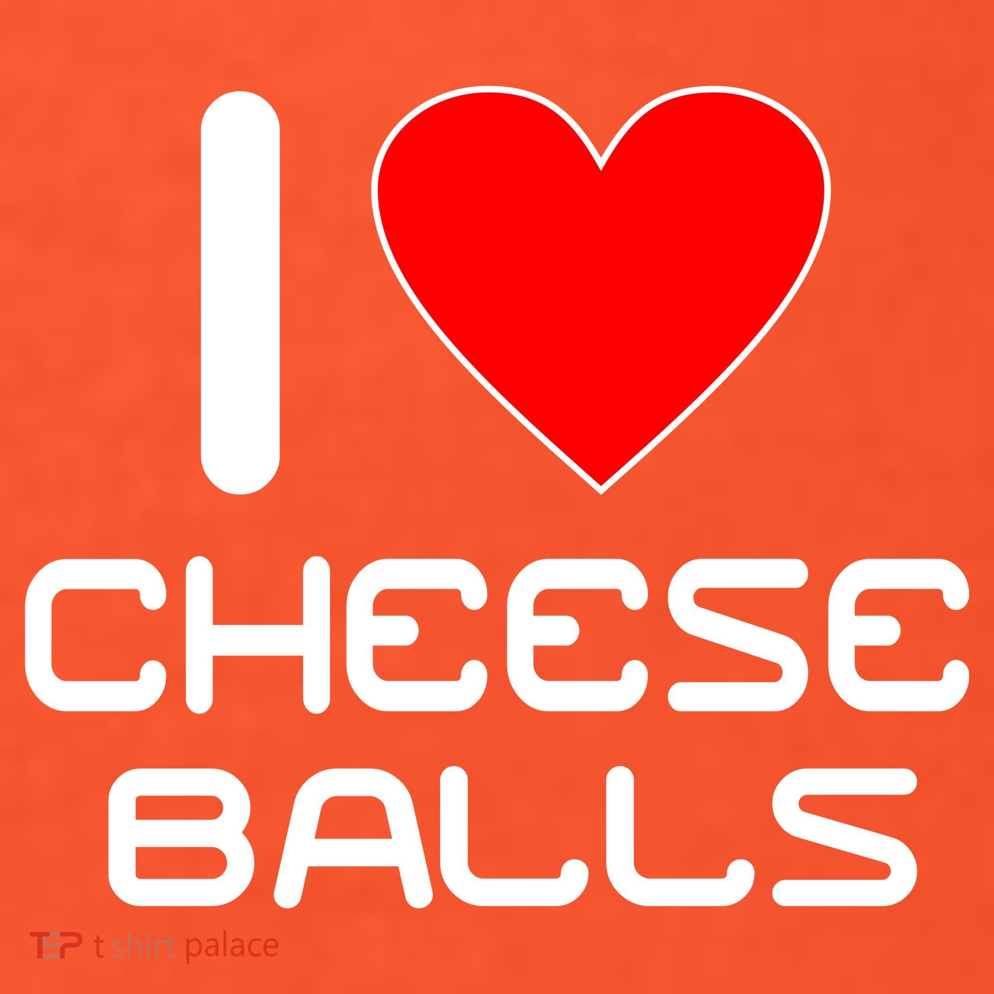 I Heart Cheese Balls Kids Hoodie