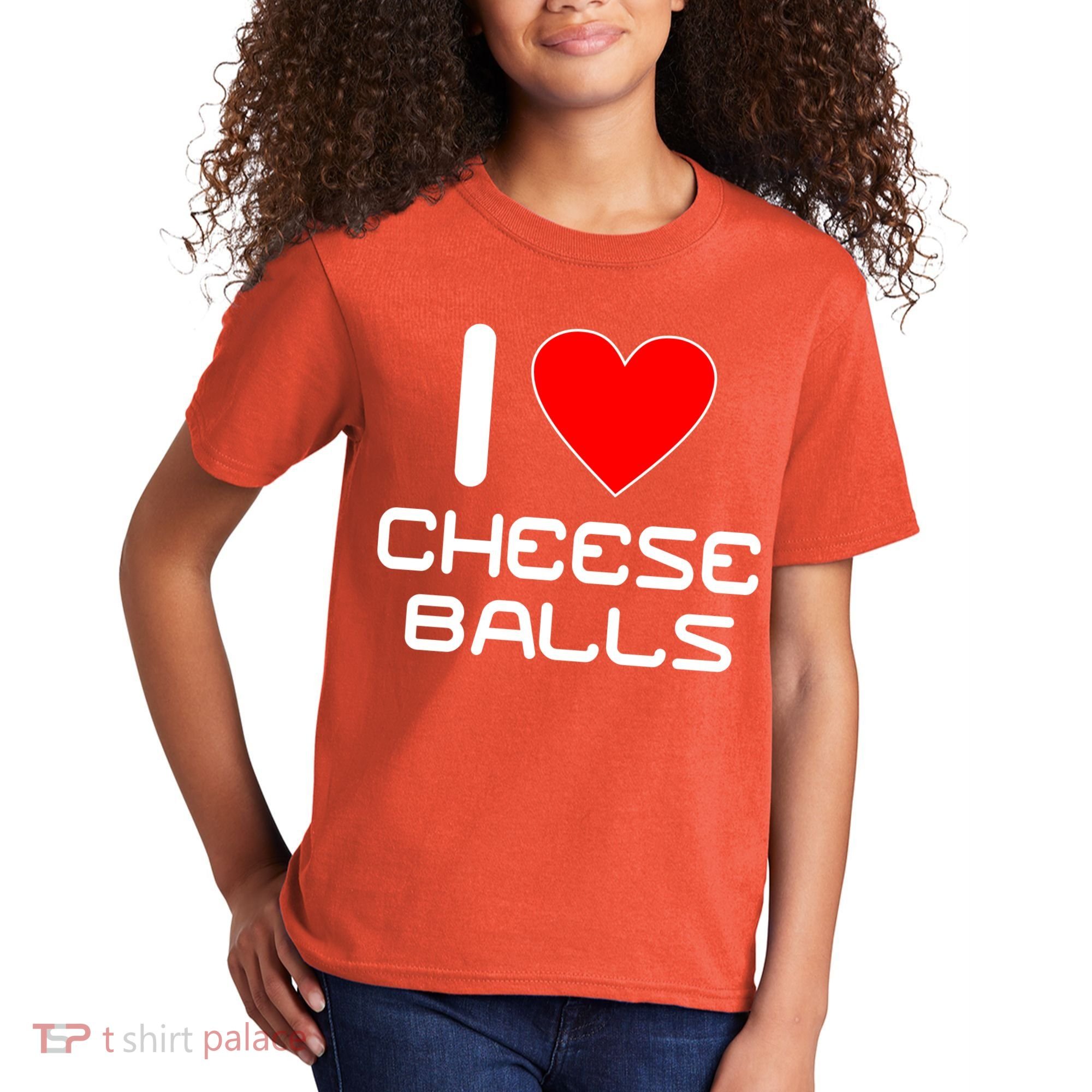 I Heart Cheese Balls Kids T-Shirt
