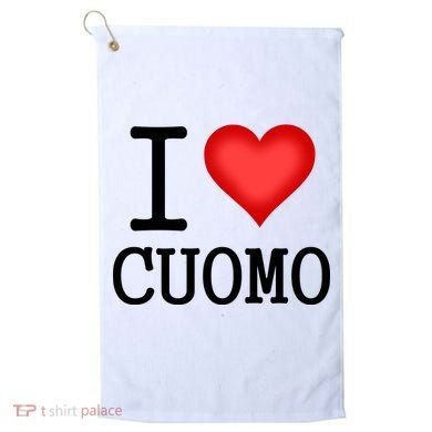 I Heart Cuomo Golf Towel