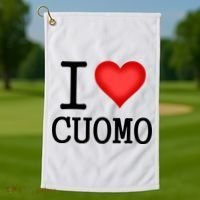 I Heart Cuomo Golf Towel thumb 1