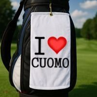 I Heart Cuomo Golf Towel thumb 2