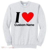 I Heart Custom Name Text Personalize Sweatshirt thumb 0