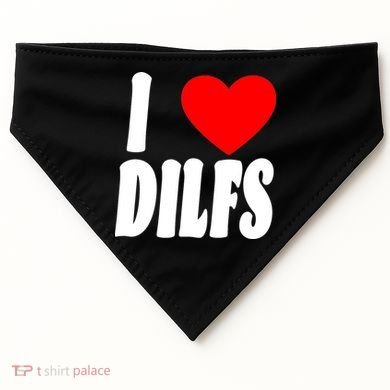 I Heart Dilfs USA-Made Doggie Bandana