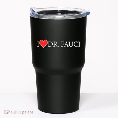 I Heart Dr Fauci Tumbler
