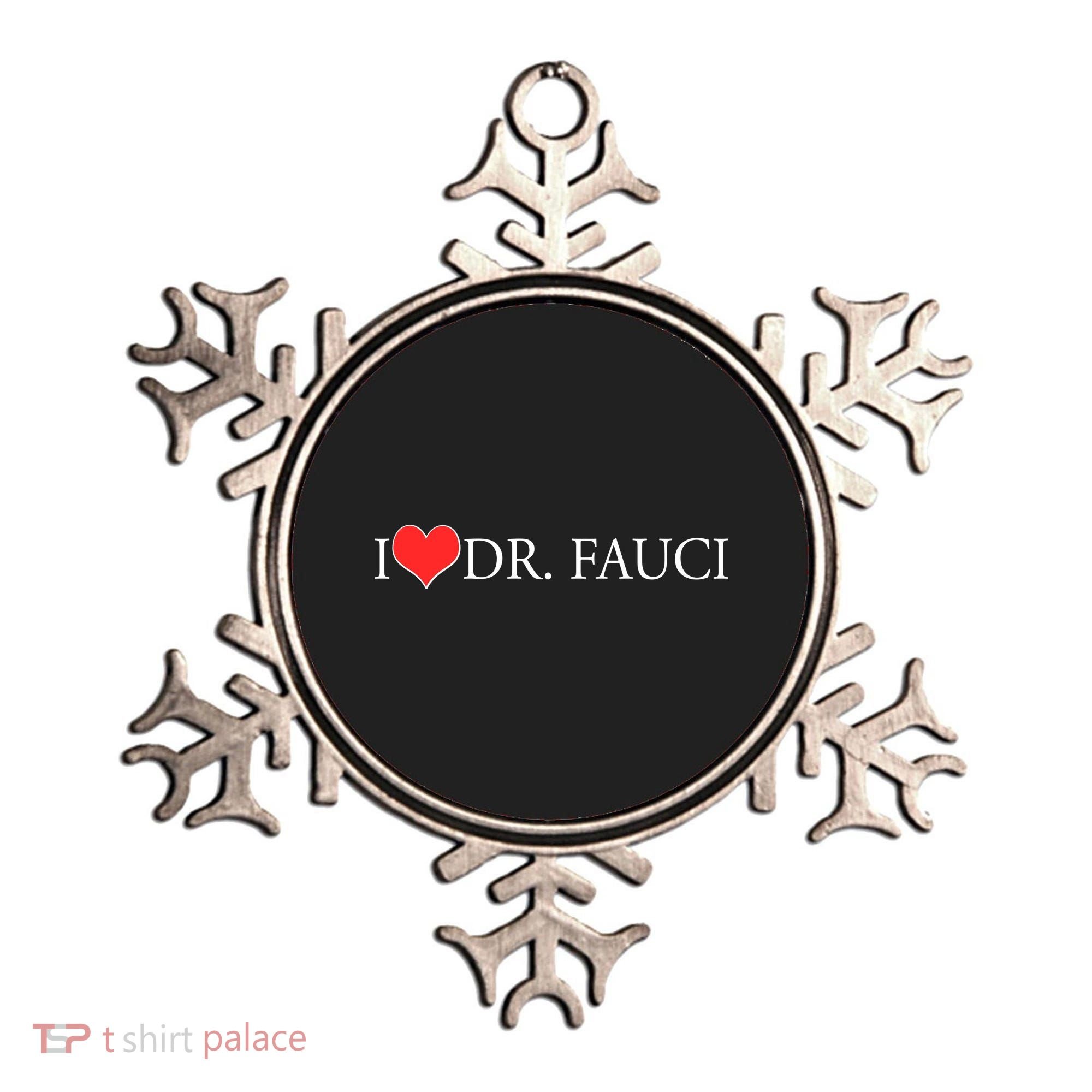 I Heart Dr Fauci Ornament