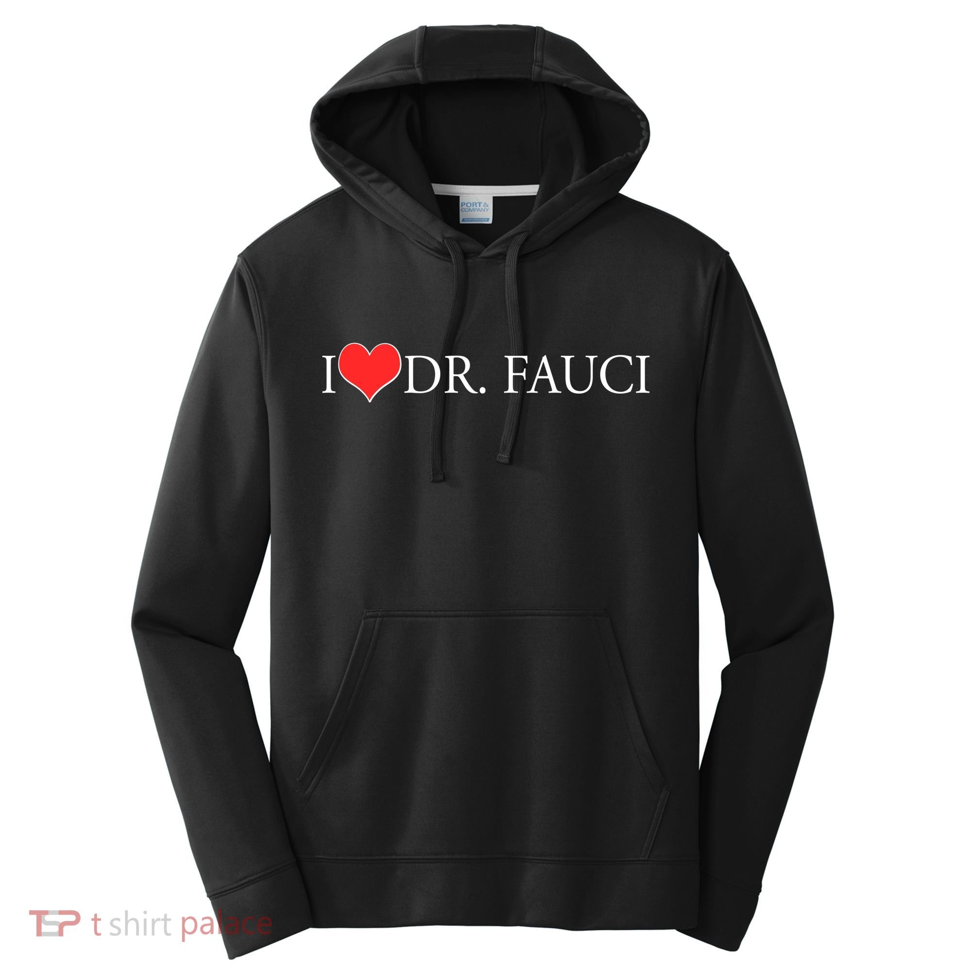 I Heart Dr Fauci Performance Fleece Hoodie