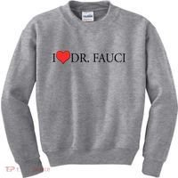 I Heart Dr Fauci Kids Sweatshirt thumb 0