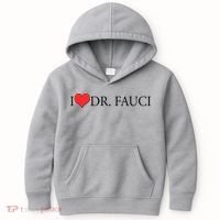 I Heart Dr Fauci Kids Hoodie thumb 0