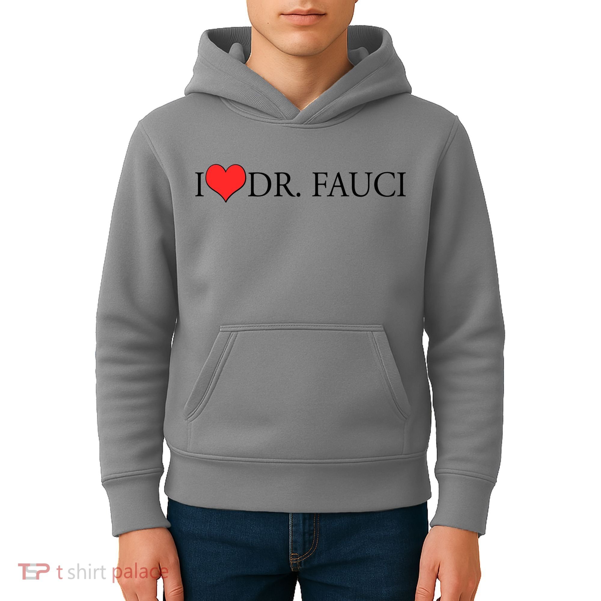 I Heart Dr Fauci Kids Hoodie