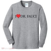 I Heart Dr Fauci Kids Long Sleeve Shirt thumb 0