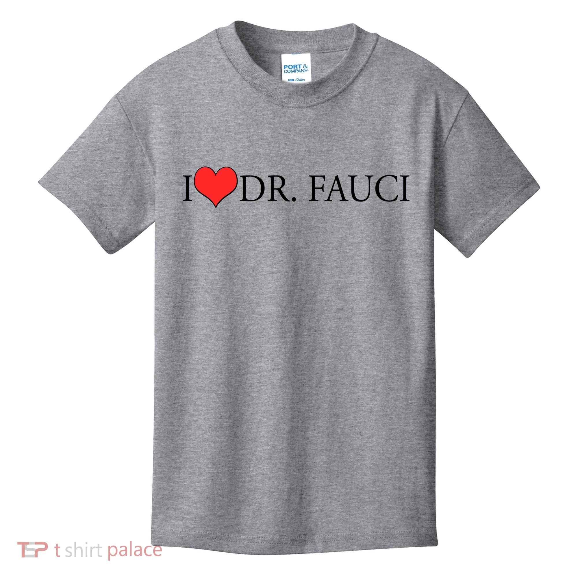I Heart Dr Fauci Kids T-Shirt