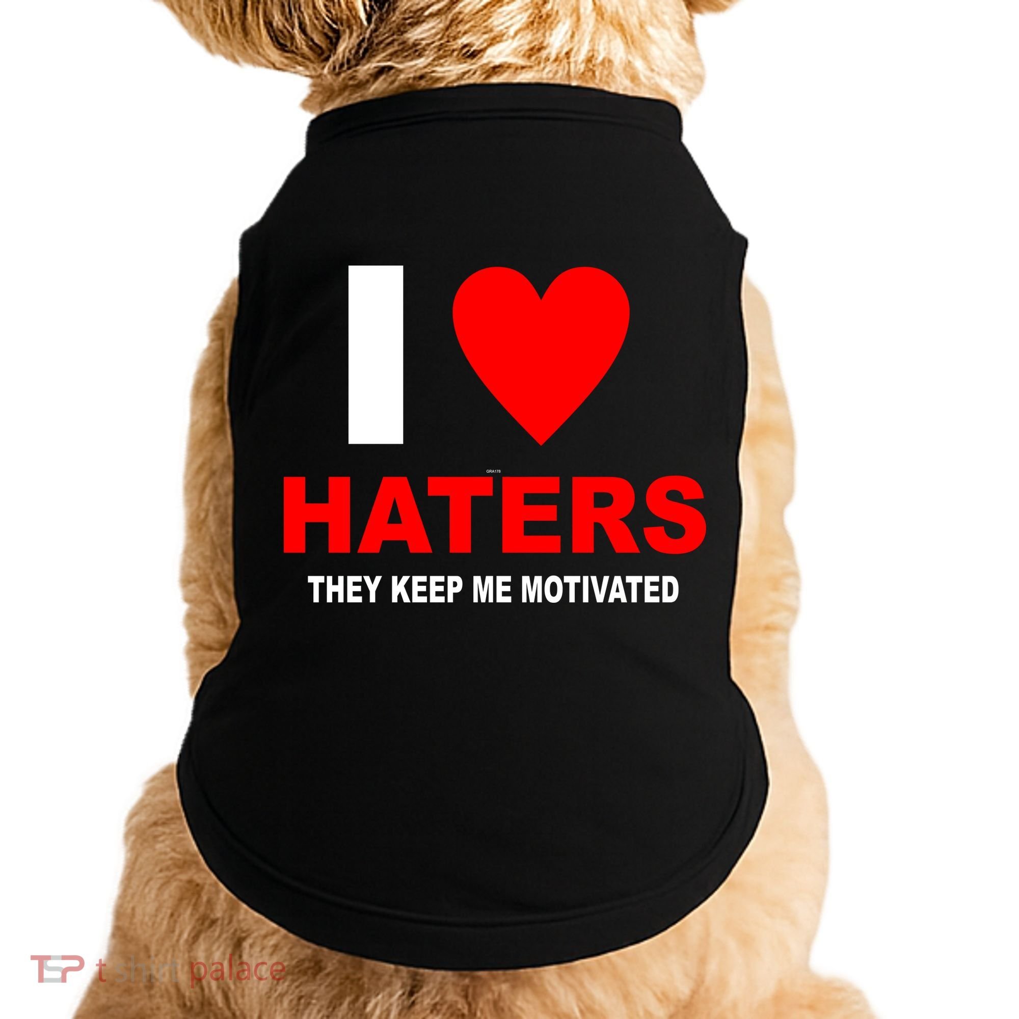 I Heart Haters Doggie Tank