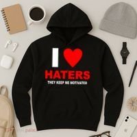 I Heart Haters Hoodie thumb 3