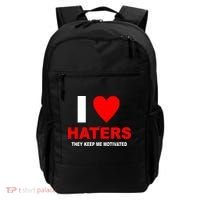 I Heart Haters Backpack thumb 0
