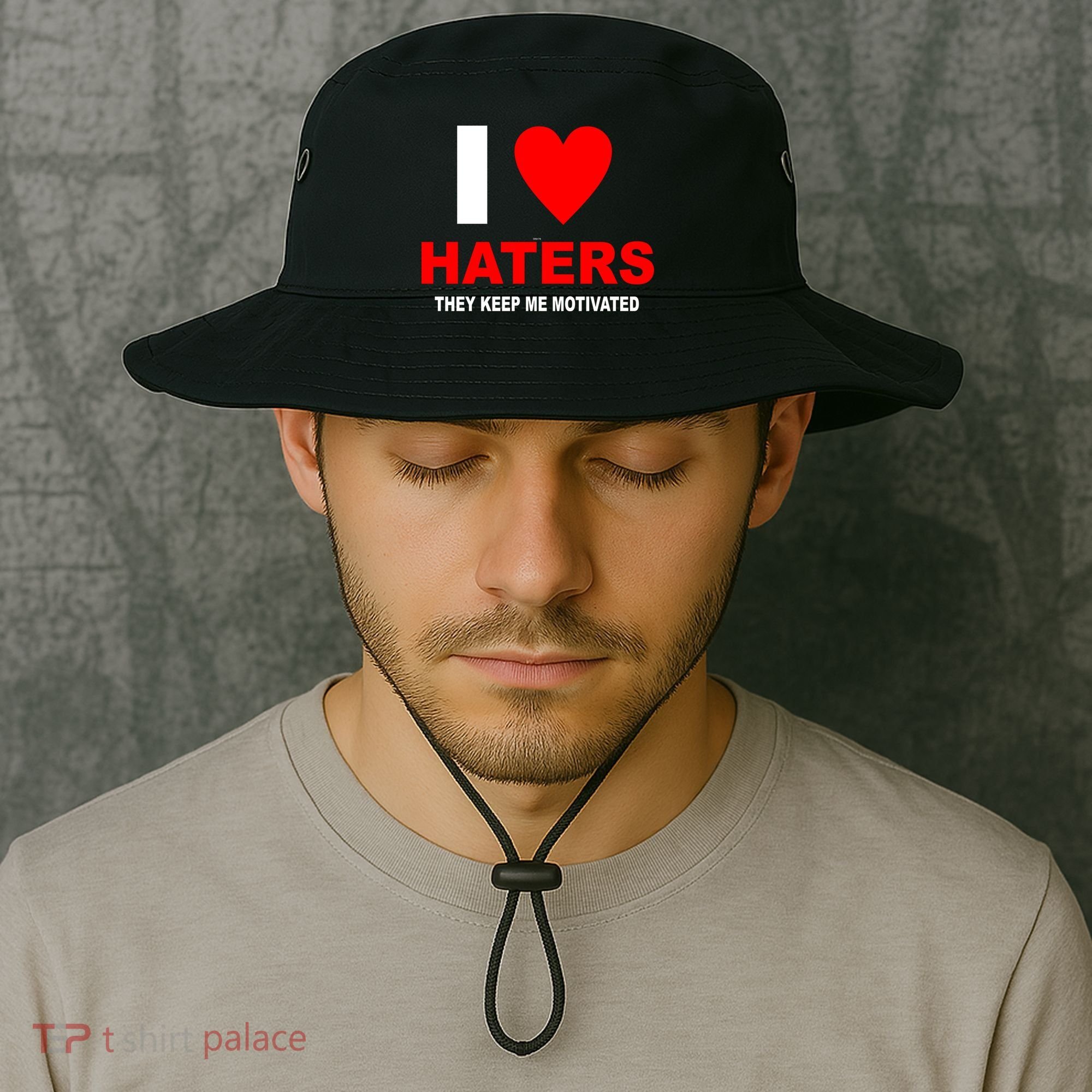 I Heart Haters Bucket Hat