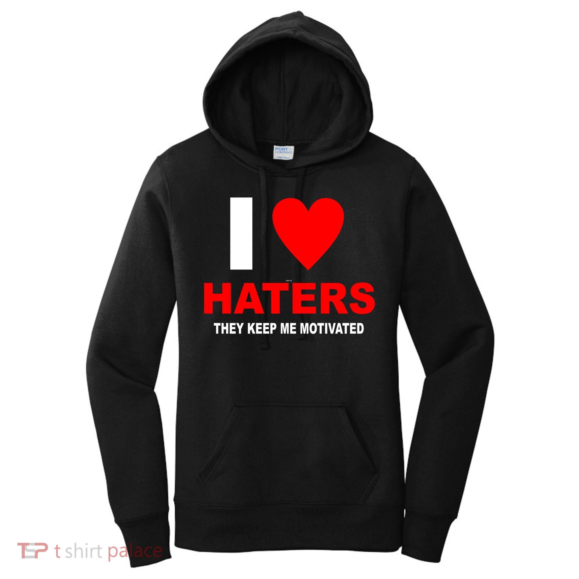 I Heart Haters Women's Hoodie