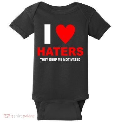 I Heart Haters Baby Bodysuit