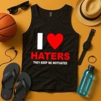 I Heart Haters Tank Top thumb 4