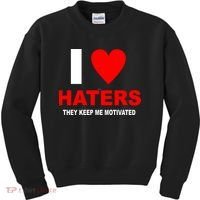 I Heart Haters Kids Sweatshirt thumb 0