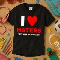 I Heart Haters Kids T-Shirt thumb 3
