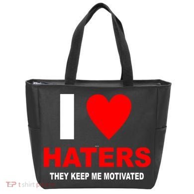 I Heart Haters Tote Bag