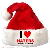 I Heart Haters Santa Hat thumb 0